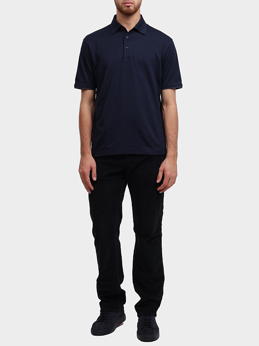 Поло Herno JPL0010UR 52052 9200 хлопковое мужское — купить в интернет-магазине Verdistore