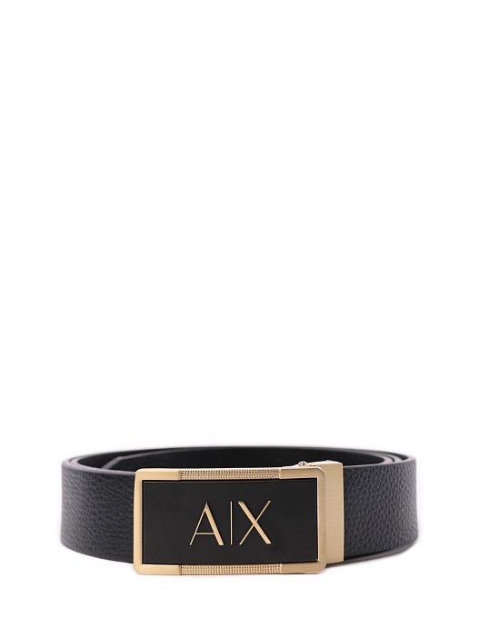 Ремень Armani Exchange 951250 CC890 71820 черный мужской со сменными пряжками — купить в интернет-магазине Verdistore