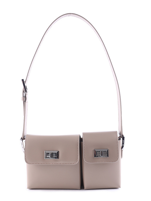 Сумка By Far 22CRBABYBOKHWSMA KH бежевая женская из кожи — купить в интернет-магазине Verdistore