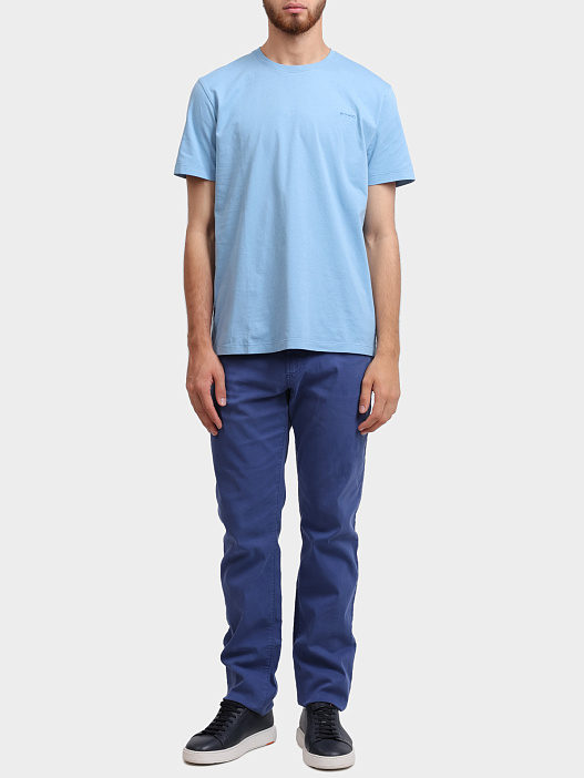 Футболка MRMA0002 AK699 B3911 голубая мужская хлопковая — купить в интернет-магазине Verdistore