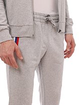 Брюки черные хлопковые зауженные с манжетами VERDI STORE