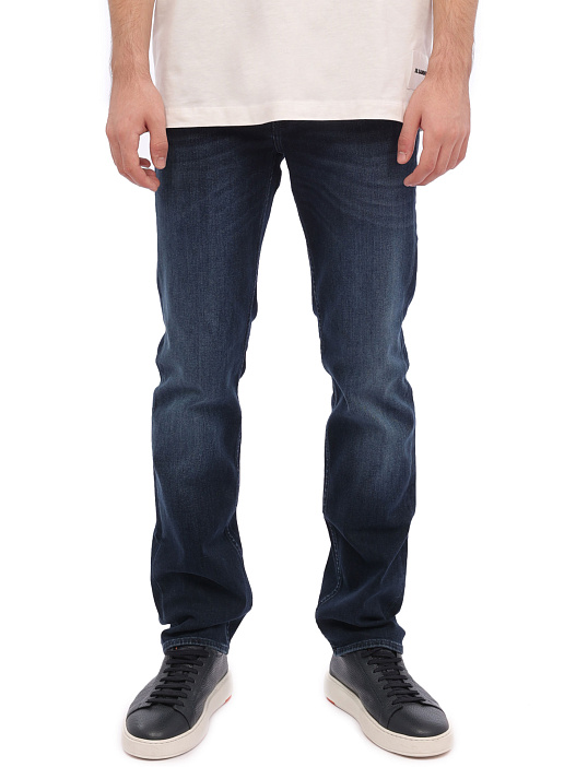 картинка Джинсы 7 For All Mankind JSMNR750PC темно-синие мужские с потертостями  магазин Verdistore являющийся официальным дистрибьютором в России 