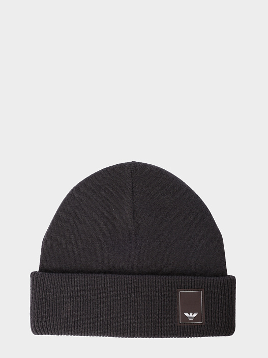 Шапка Emporio Armani EM000431 AF10401 U8122 серая мужская — купить в интернет-магазине Verdistore