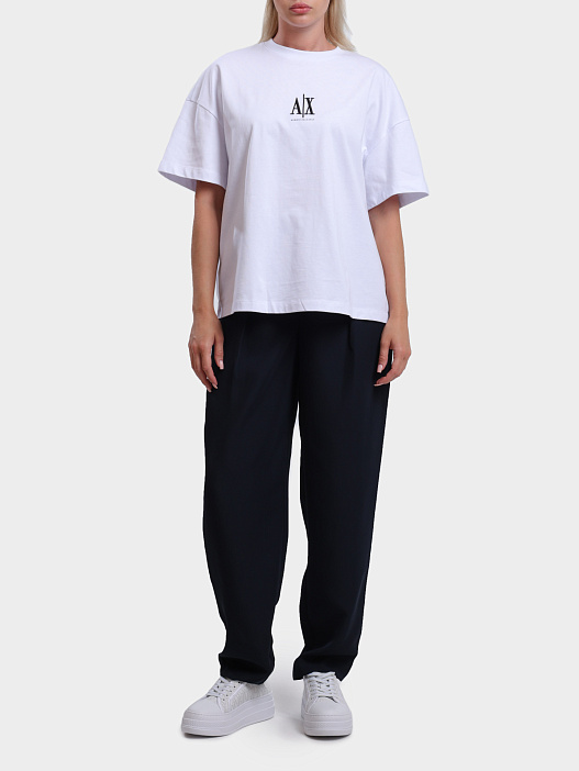 Брюки Armani Exchange XW000449 AF12750 UB100 темно-синие женские — купить в интернет-магазине Verdistore