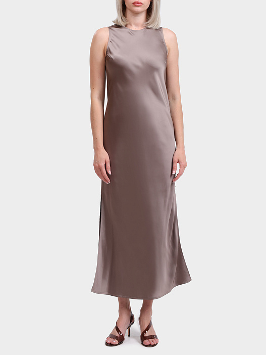 Платье Herno AB000037D 12506 2600 атласное женское — купить в интернет-магазине Verdistore