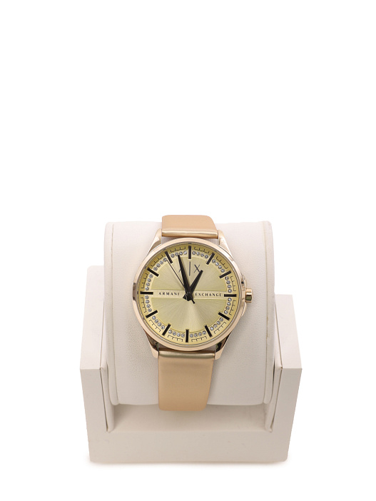 картинка Наручные часы Armani Exchange AX5271 кожаные женские магазин Verdistore являющийся официальным дистрибьютором в России 