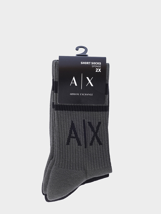 Носки комплект Armani Exchange 953030 CC650 M8327 хлопковые мужские — купить в интернет-магазине Verdistore
