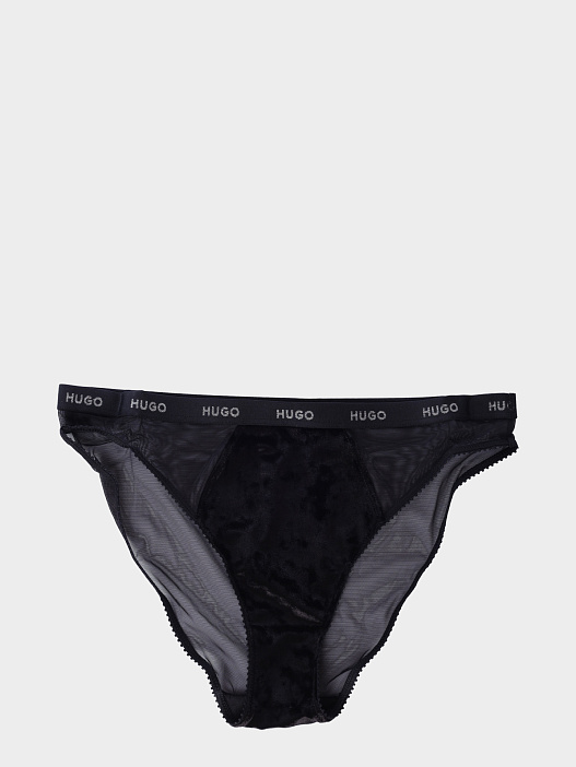 Трусы HUGO RED BRIEF SL DESIGN 10274925 01 50549900 001 черные женские  — купить в интернет-магазине Verdistore