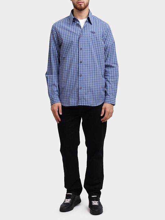 Рубашка Diesel A194370DLBV8LD клетчатая мужская из хлопка — купить в интернет-магазине Verdistore