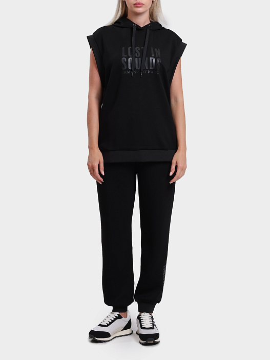 Джоггеры Armani Exchange XW000373 AF12819 UC001 черные женские — купить в интернет-магазине Verdistore