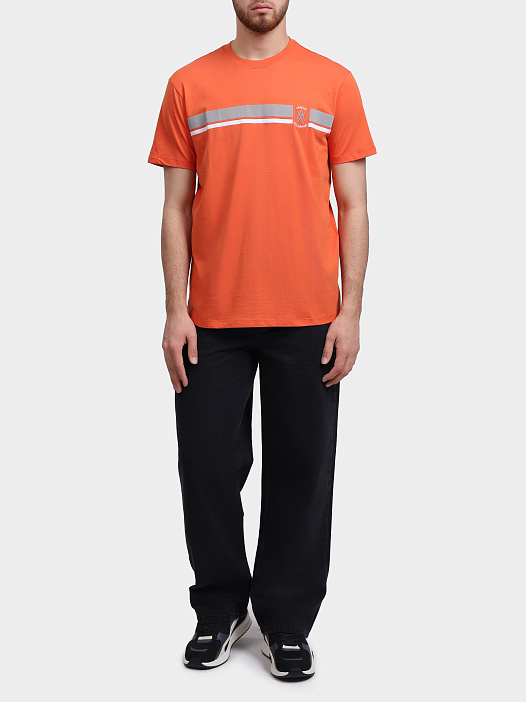 Футболка Armani Exchange XM001792 AF12308 U3040 оранжевая мужская — купить в интернет-магазине Verdistore