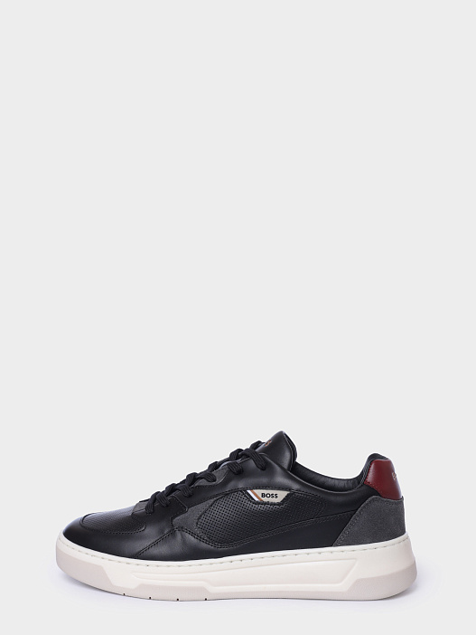 Кеды Boss 50522917 006 кожаные мужские — купить в интернет-магазине Verdistore