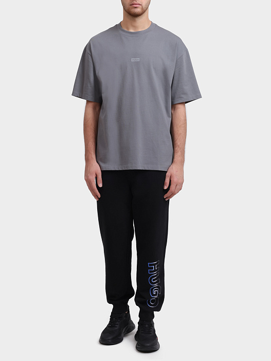 Футболка Hugo Nalono 10250555 01 мужская с миниатюрным логотипом — купить в интернет-магазине Verdistore