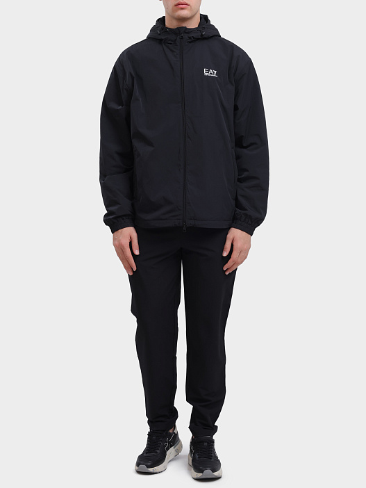 Мастерка EA7 7M000790 AF13190 UC001 черная мужская — купить в интернет-магазине Verdistore