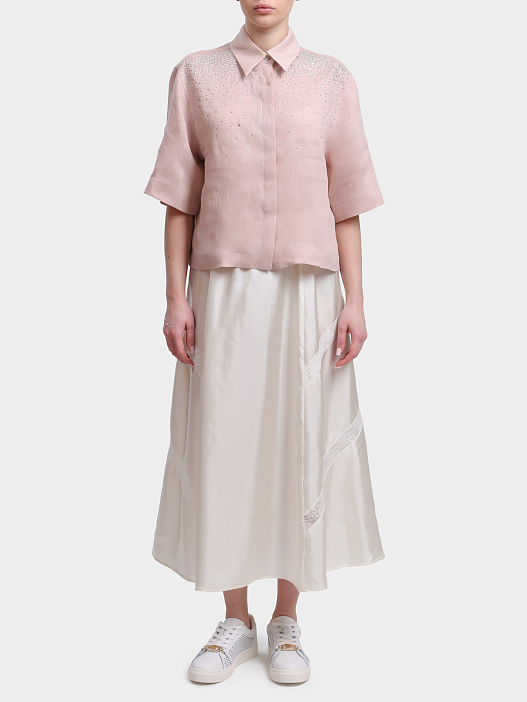 Рубашка MARELLA MLSORIGINE 001 льняная женская — купить в интернет-магазине Verdistore