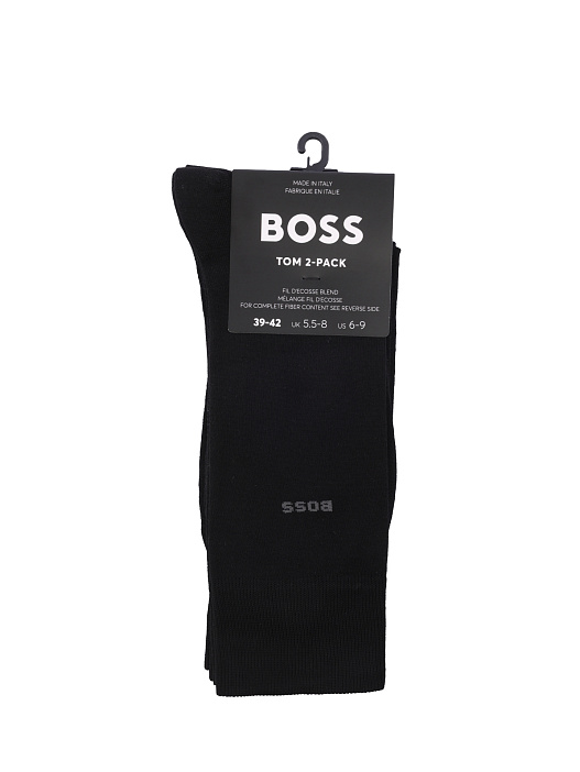 Носки Boss 50509433 001 черные мужские с логотипом — купить в интернет-магазине Verdistore