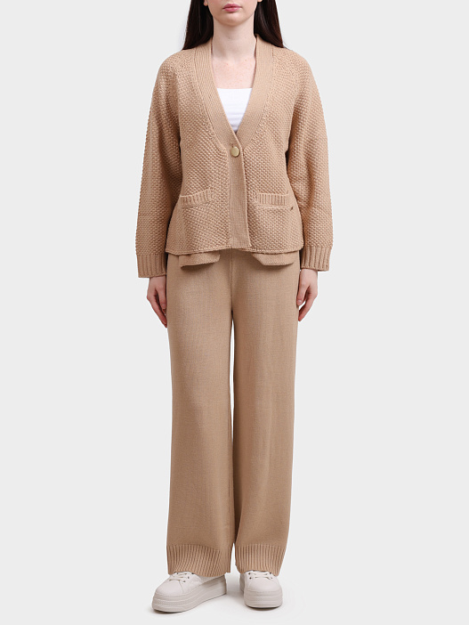 Кардиган Armani Exchange XW001306 AF16604 U1051 бежевый женский — купить в интернет-магазине Verdistore