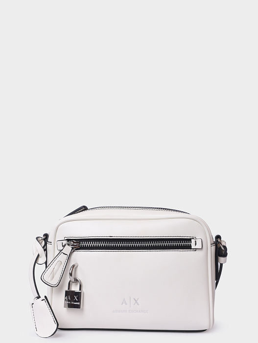 Сумка Armani Exchange XW000303 AF12040 F0003 белая женская — купить в интернет-магазине Verdistore