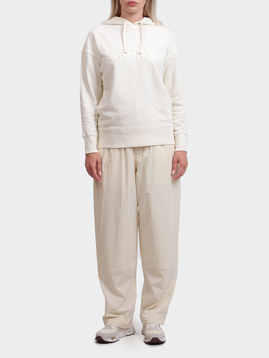 Худи Autry A24EHOPW521S белое женское с логотипом — купить в интернет-магазине Verdistore