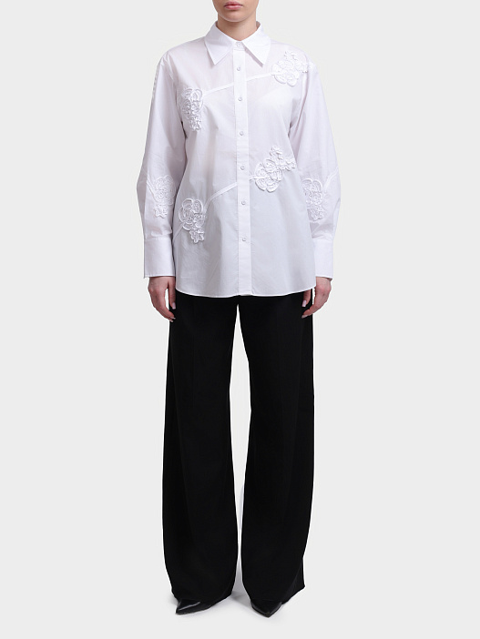 Брюки Marella MLLCOMO 003 женские черные прямог кроя — купить в интернет-магазине Verdistore