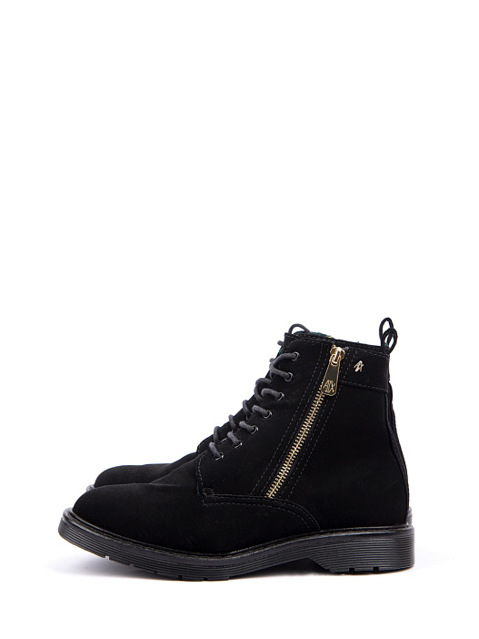 Ботинки Armani Exchange XDN005 черные женские утеплённые — купить в интернет-магазине Verdistore