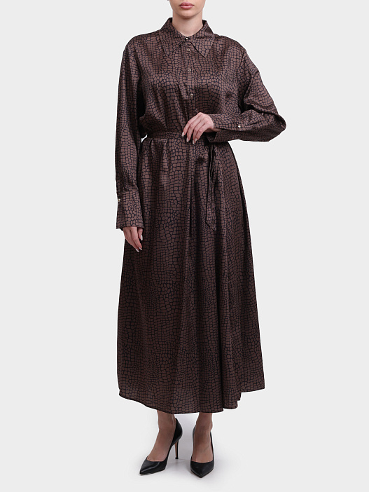 Платье 58 JW243D268 10018248 240 коричневое женское — купить в интернет-магазине Verdistore