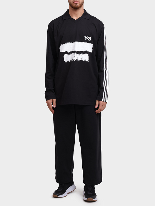 Поло Y-3 JN4876 хлопковое мужское с логотипом — купить в интернет-магазине Verdistore