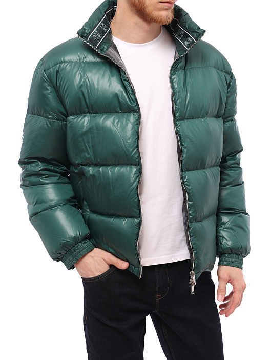 Пуховик Armani Exchange 6GZB45 ZNH2Z стёганый мужской с высоким воротом — купить в интернет-магазине Verdistore