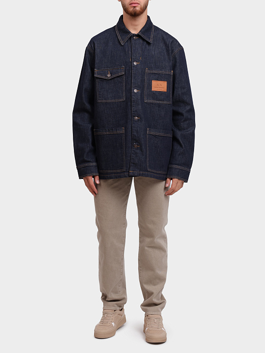 Куртка Armani Exchange XM000382 AF12284 MB001 джинсовая мужская — купить в интернет-магазине Verdistore