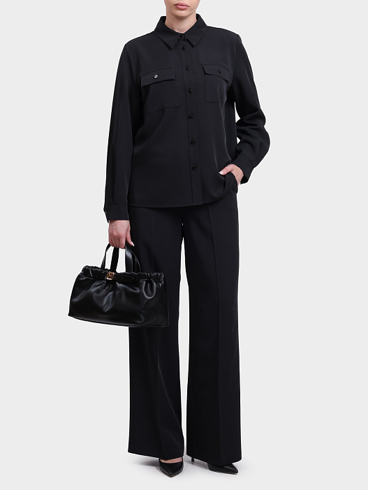 Блузка 58 254B58Bakara 10017932 001 черная женская — купить в интернет-магазине Verdistore