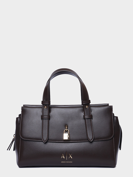 Cумка Armani Exchange XW003055 AF28605 U6032 темно-коричневая женская — купить в интернет-магазине Verdistore