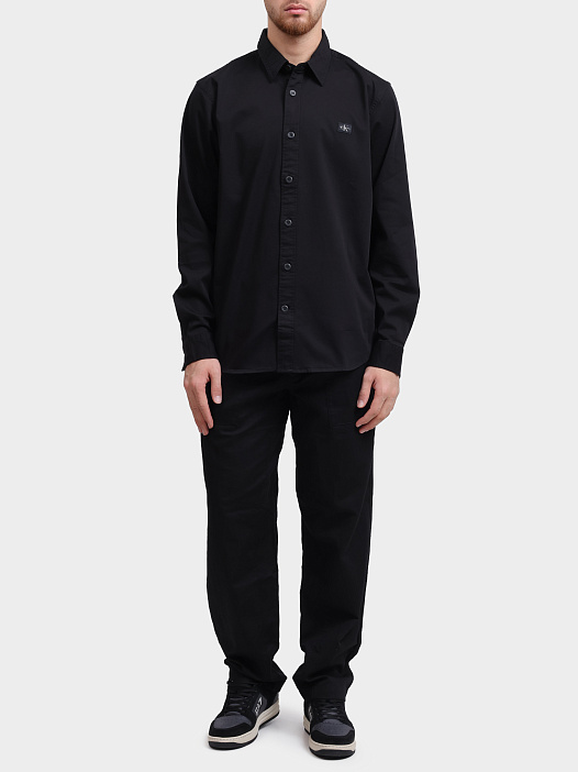 Рубашка Calvin Klein Jeans J30J327585 BEH хлопковая мужская — купить в интернет-магазине Verdistore