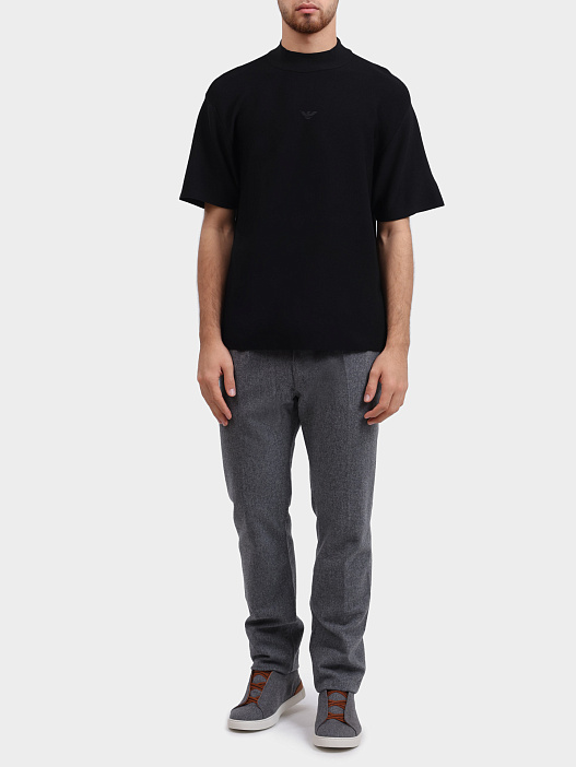 Футболка Emporio Armani EM003119 AF18287 UC001 черная мужская — купить в интернет-магазине Verdistore