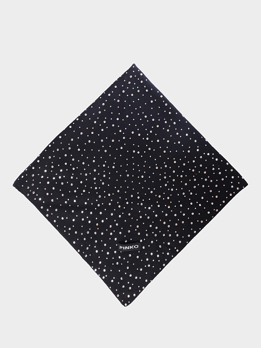 Платок Pinko 106001 A2Z8 Z99 шерстяной женский со стразами — купить в интернет-магазине Verdistore