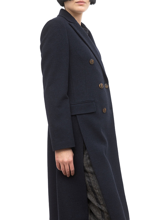 Пальто Brunello Cucinelli ME4174961 шерстяное женское — купить в интернет-магазине Verdistore