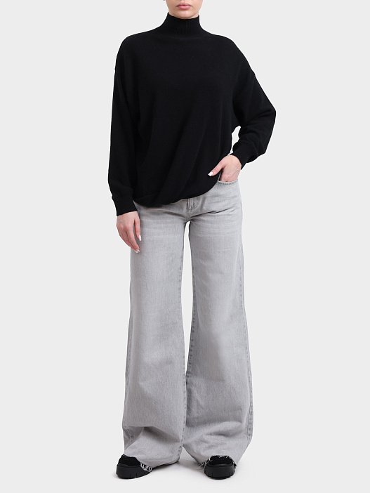 Джинсы Marella WLEG 005 серые женские широкого кроя — купить в интернет-магазине Verdistore