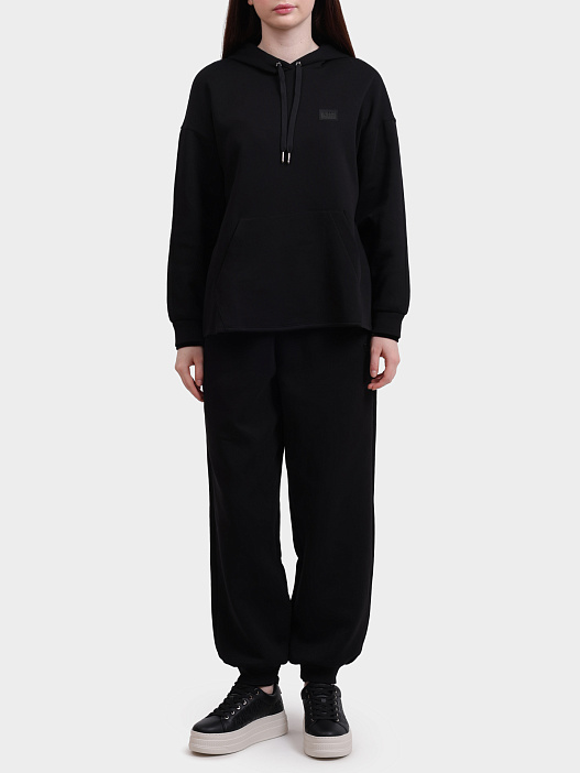 Худи Armani Exchange XW000987 AF10818 UC001 черное женское — купить в интернет-магазине Verdistore