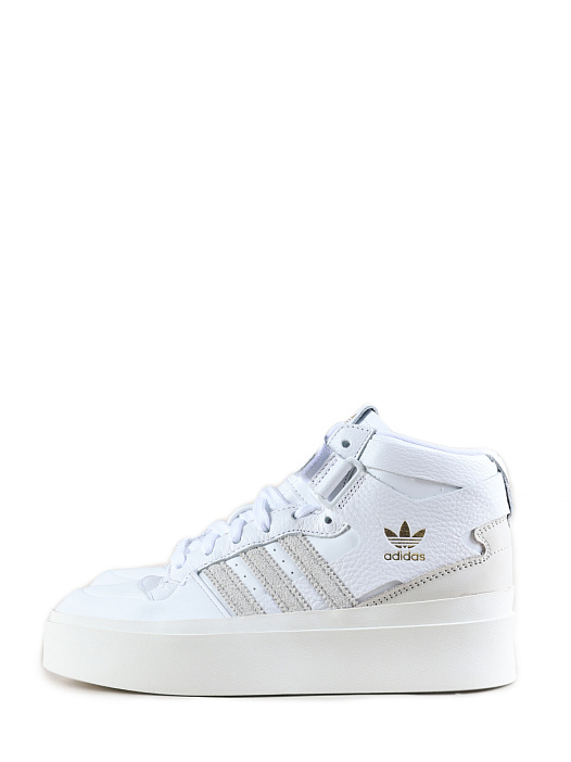 картинка Кроссовки Adidas Forum Bonega GZ4293 белые женские на платформе магазин Verdistore являющийся официальным дистрибьютором в России 