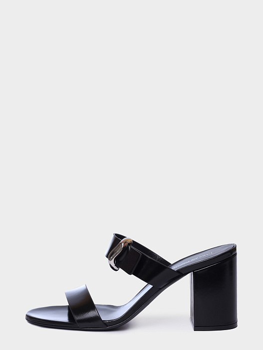 Сабо Emporio Armani EW004447 AF21961 UC001 кожаные женские — купить в интернет-магазине Verdistore
