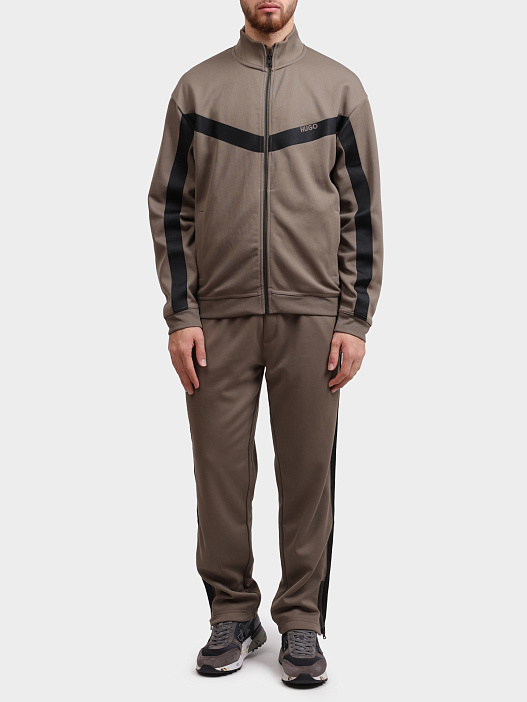 Брюки спортивные Hugo 50551351 032 бежевые мужские — купить в интернет-магазине Verdistore