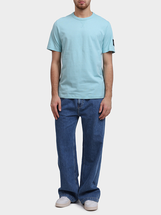 Футболка Calvin Klein Jeans J30J323484 MR5 хлопковая мужская — купить в интернет-магазине Verdistore