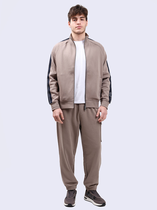 картинка Брюки Armani Exchange 6DZPJH ZJ4XZ 17AC светло-коричневые мужские с накладным карманом магазин Verdistore являющийся официальным дистрибьютором в России 