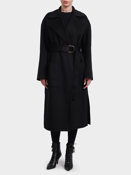 Пальто CF5283 T4627 22222 черное женское — купить в интернет-магазине Verdistore