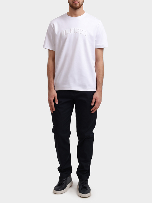 Футболка Tommy Hilfiger MW0MW39366 белая мужская — купить в интернет-магазине Verdistore