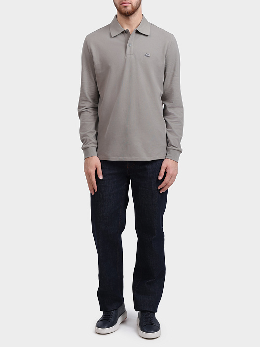 Поло C.P. Company 19CMPL093A-005263W мужское с длинным рукавом — купить в интернет-магазине Verdistore