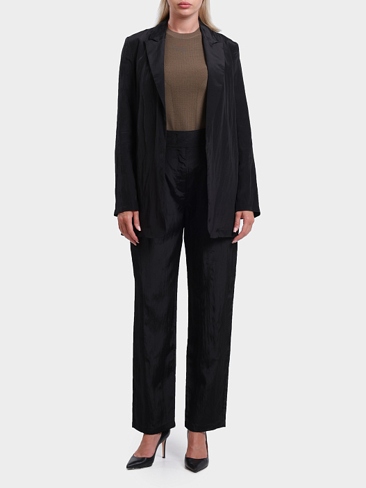 Брюки Armani Exchange XW000493 AF12752 UC001 черные женские — купить в интернет-магазине Verdistore