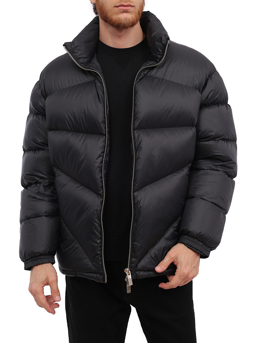 Пуховик Armani Exchange 6RZBL9 ZN2RZ 1200 черный мужской стеганый — купить в интернет-магазине Verdistore