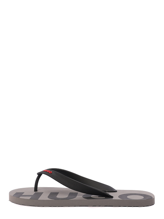 Сланцы серые из полимерас крупным логотипом на стельке — купить в интернет-магазине Verdistore