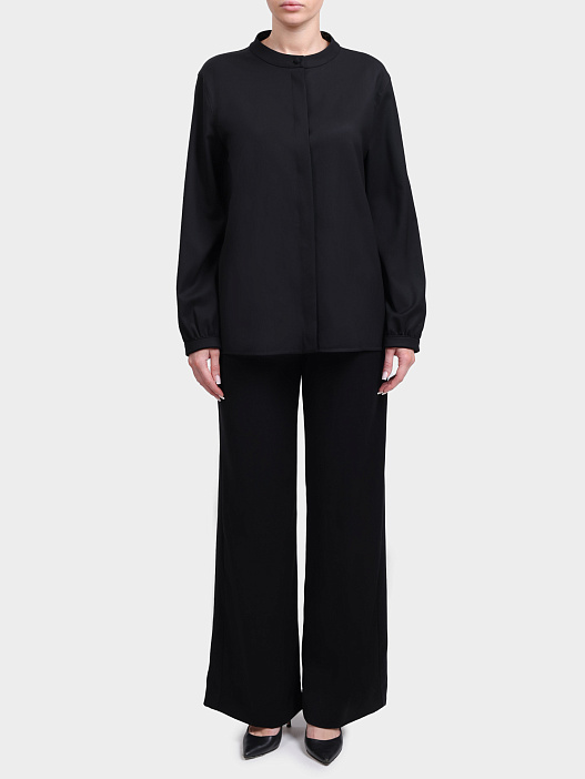 Брюки Herno PT000176D 12755 9300 черные женские — купить в интернет-магазине Verdistore
