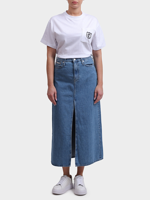 Юбка Calvin Klein Jeans J20J225192 1AA джинсовая женская — купить в интернет-магазине Verdistore
